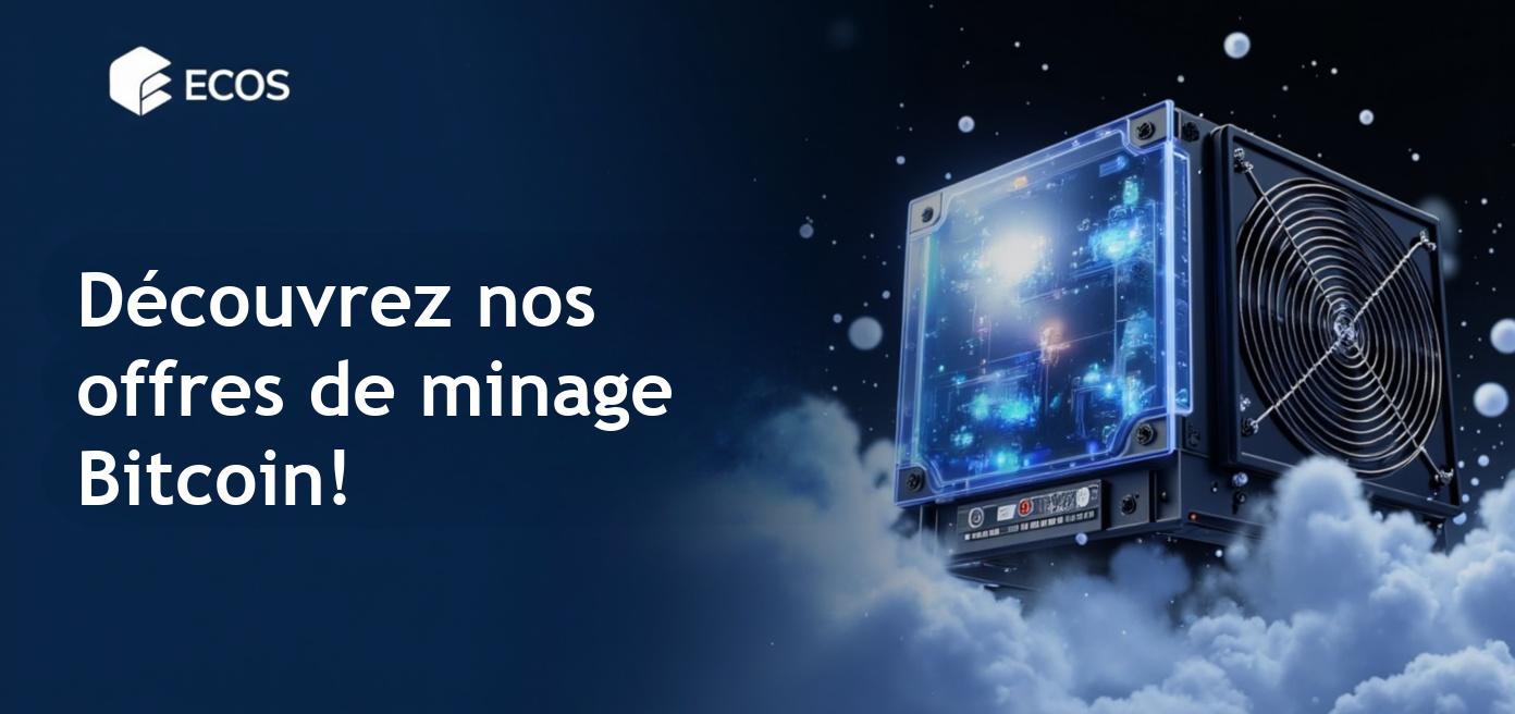 Offres de minage Bitcoin : Mega Black Friday avec ECOS
