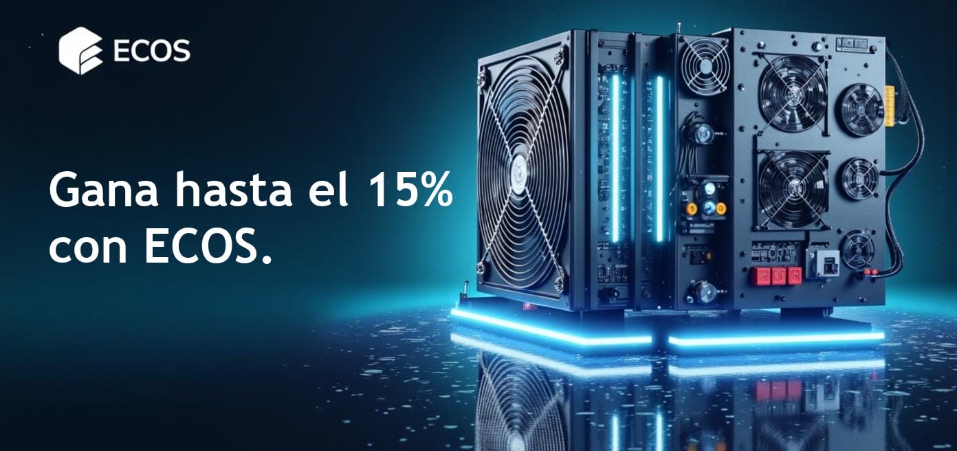 Programa de afiliados ECOS: gana hasta un 15% con ventas de minería en la nube
