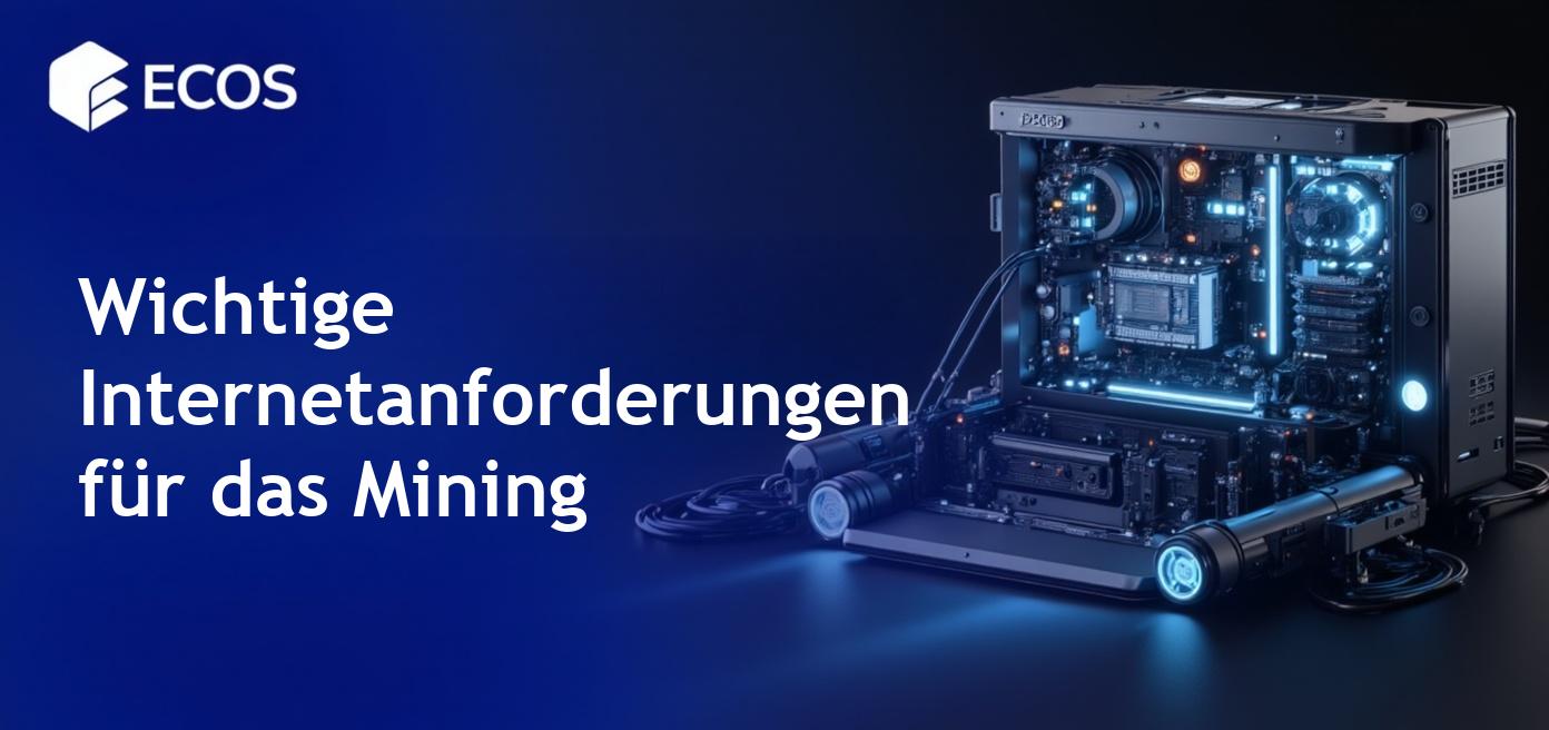 Internet für Mining: Geschwindigkeit, Stabilität und Anforderungen