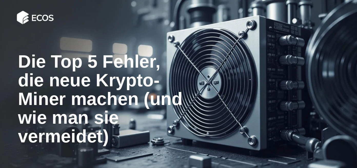 Die Top 5 Fehler, die neue Krypto-Miner machen (und wie man sie vermeidet)