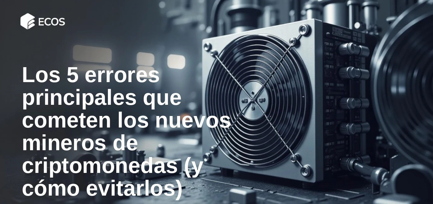 Los 5 errores principales que cometen los nuevos mineros de criptomonedas (y cómo evitarlos)