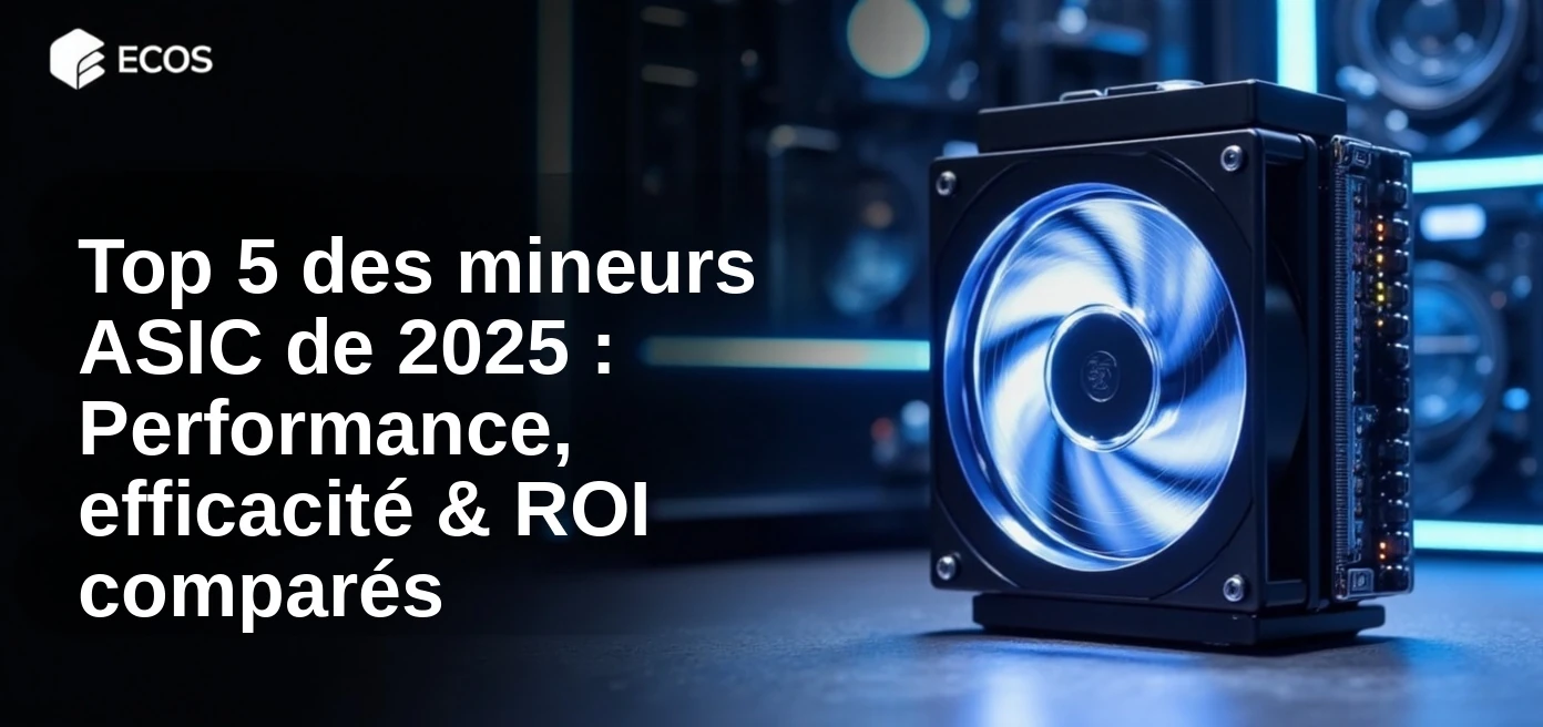 Top 5 des mineurs ASIC de 2025 : Performance, efficacité & ROI comparés