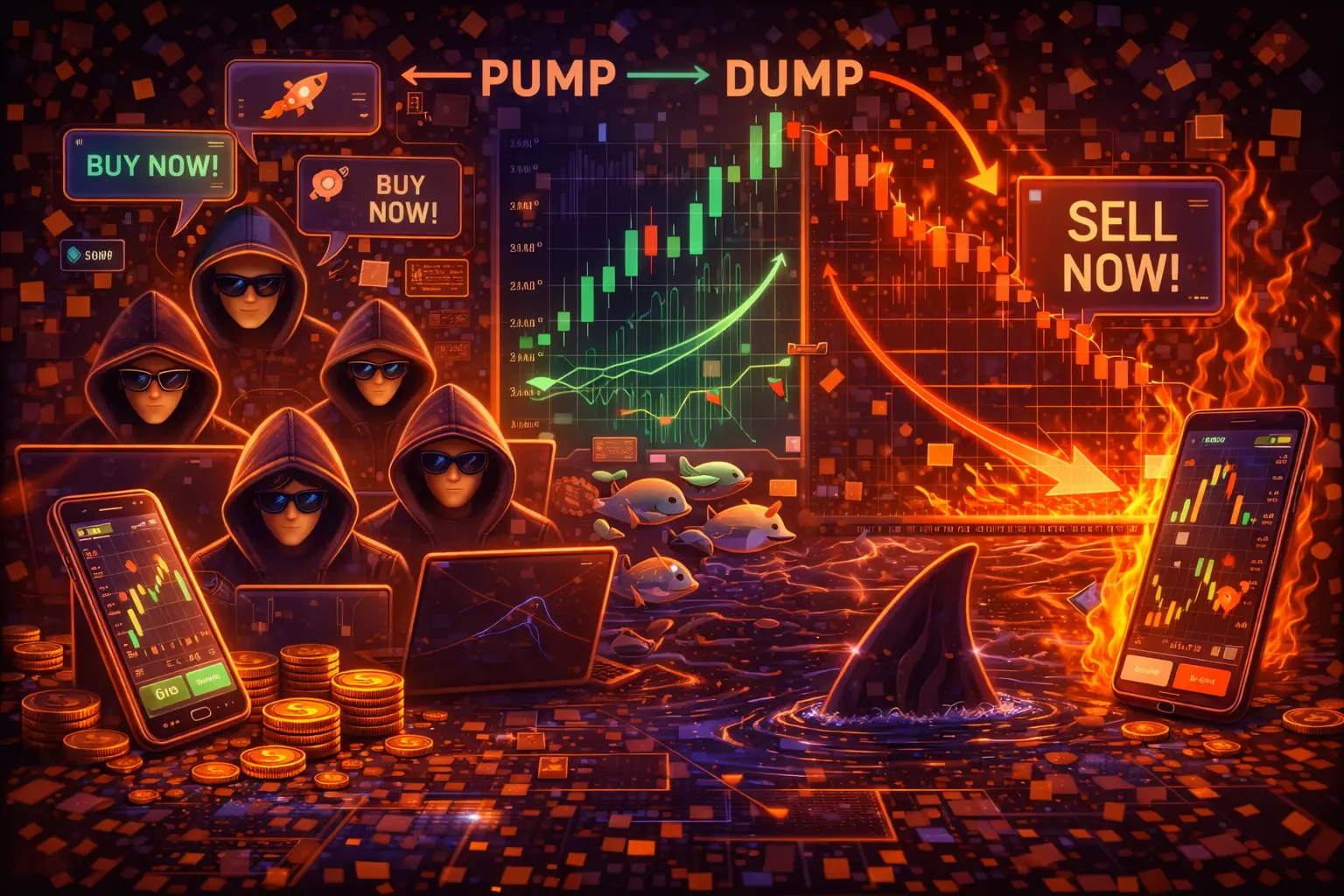 Riesgos y peligros de los crypto pumps