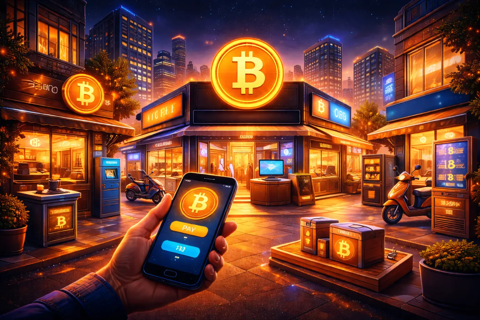 Comment les commerçants intègrent les paiements en BTC