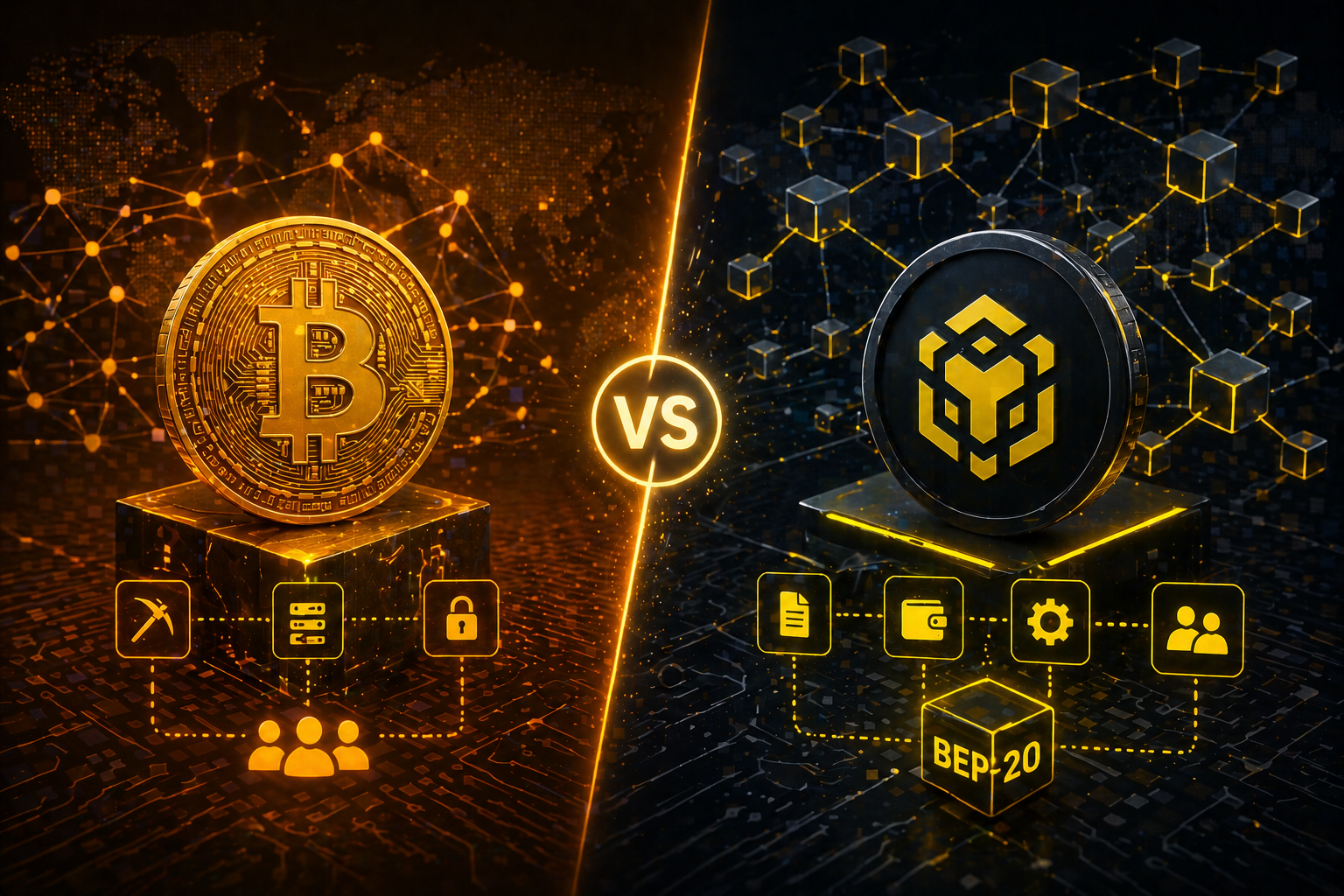 BEP-20 vs Bitcoin