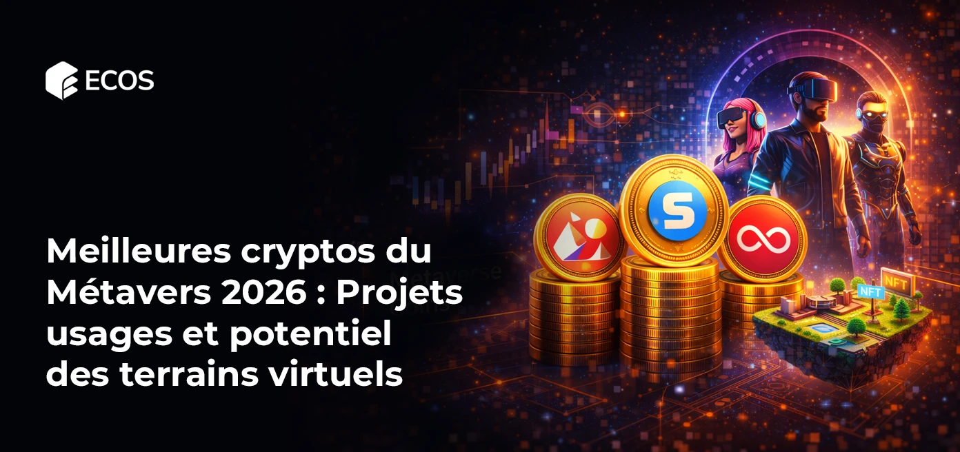 Meilleures cryptos du Métavers 2026 : Projets, usages et potentiel des terrains virtuels