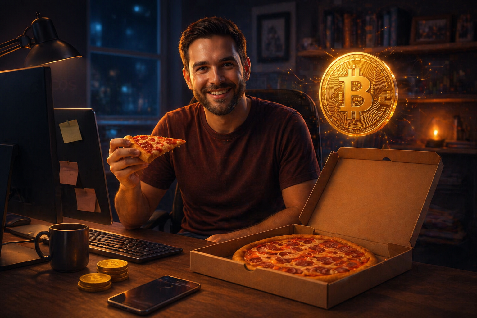 ¿Quién es el chico de la pizza Bitcoin?