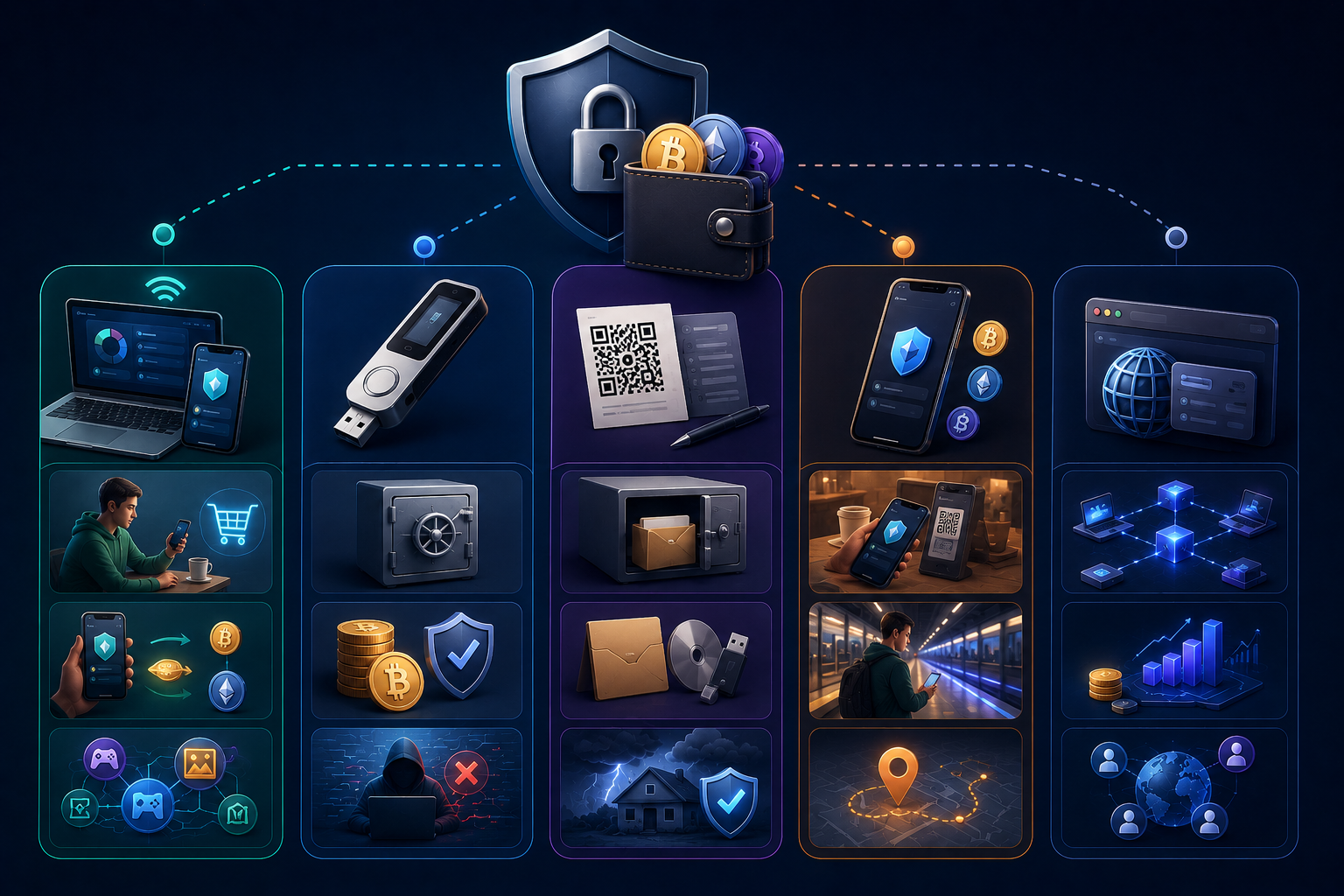 Die wichtigsten Funktionen bei der Wallet-Wahl