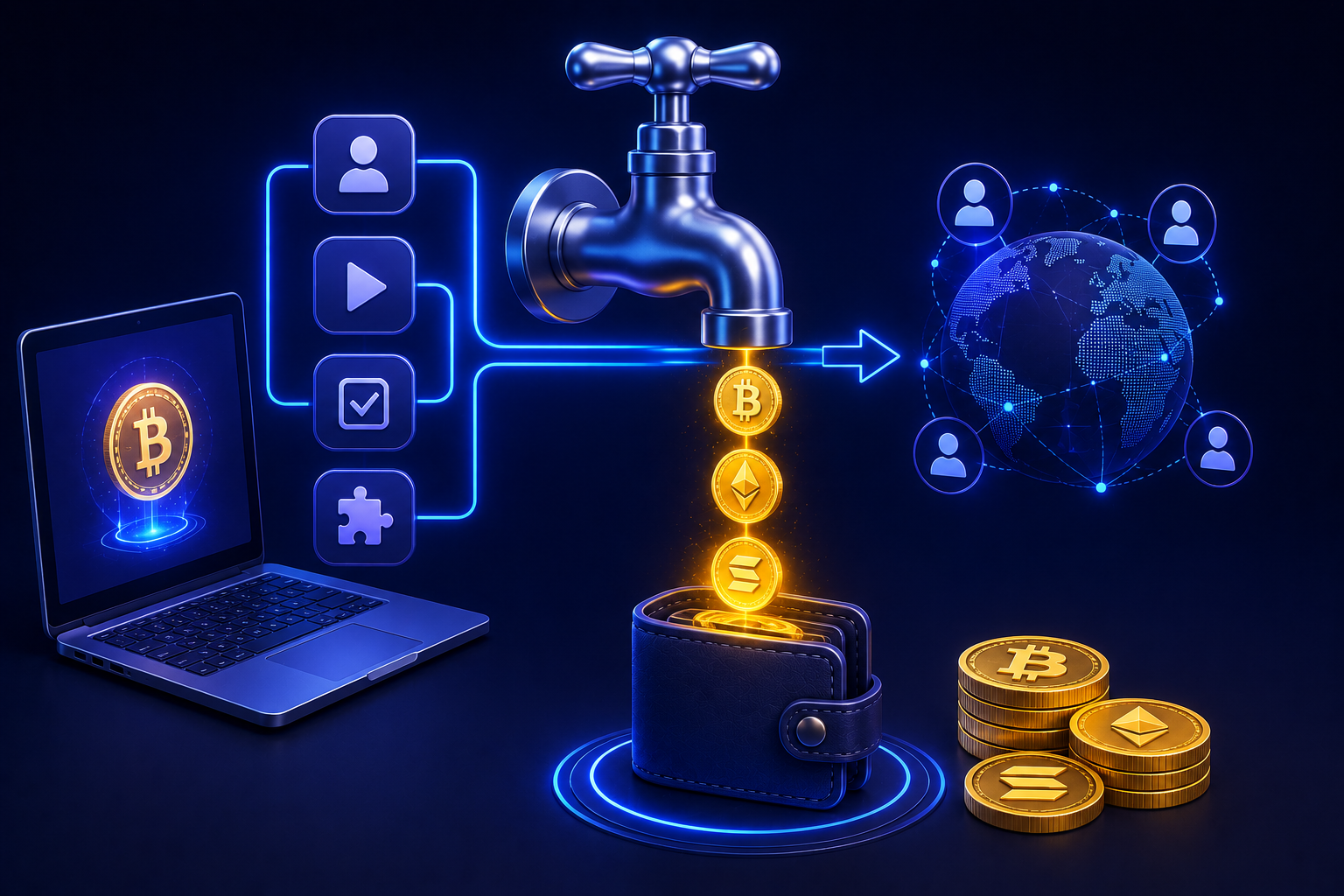 Popular cryptocurrency faucet platforms