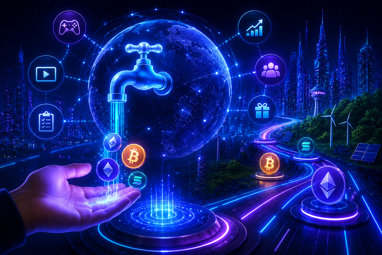 Consejos para usar grifos de criptomonedas