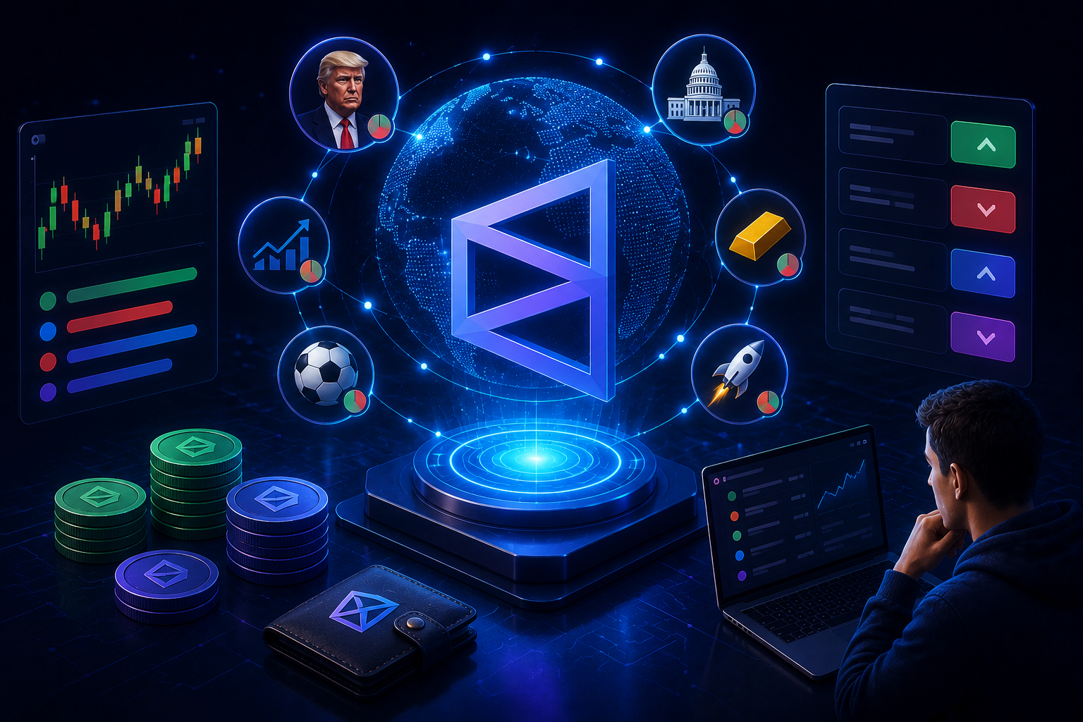 Infraestructura cripto de Polymarket