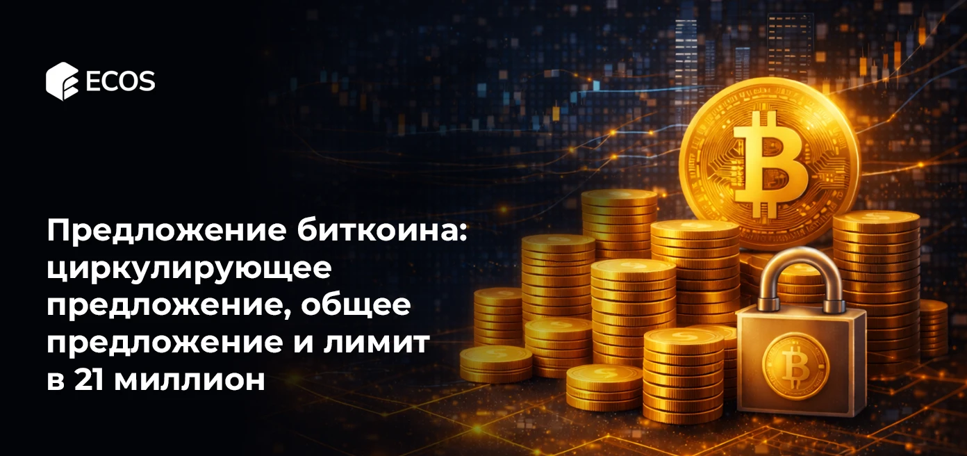 Предложение биткоина: циркулирующее предложение, общее предложение и лимит в 21 миллион