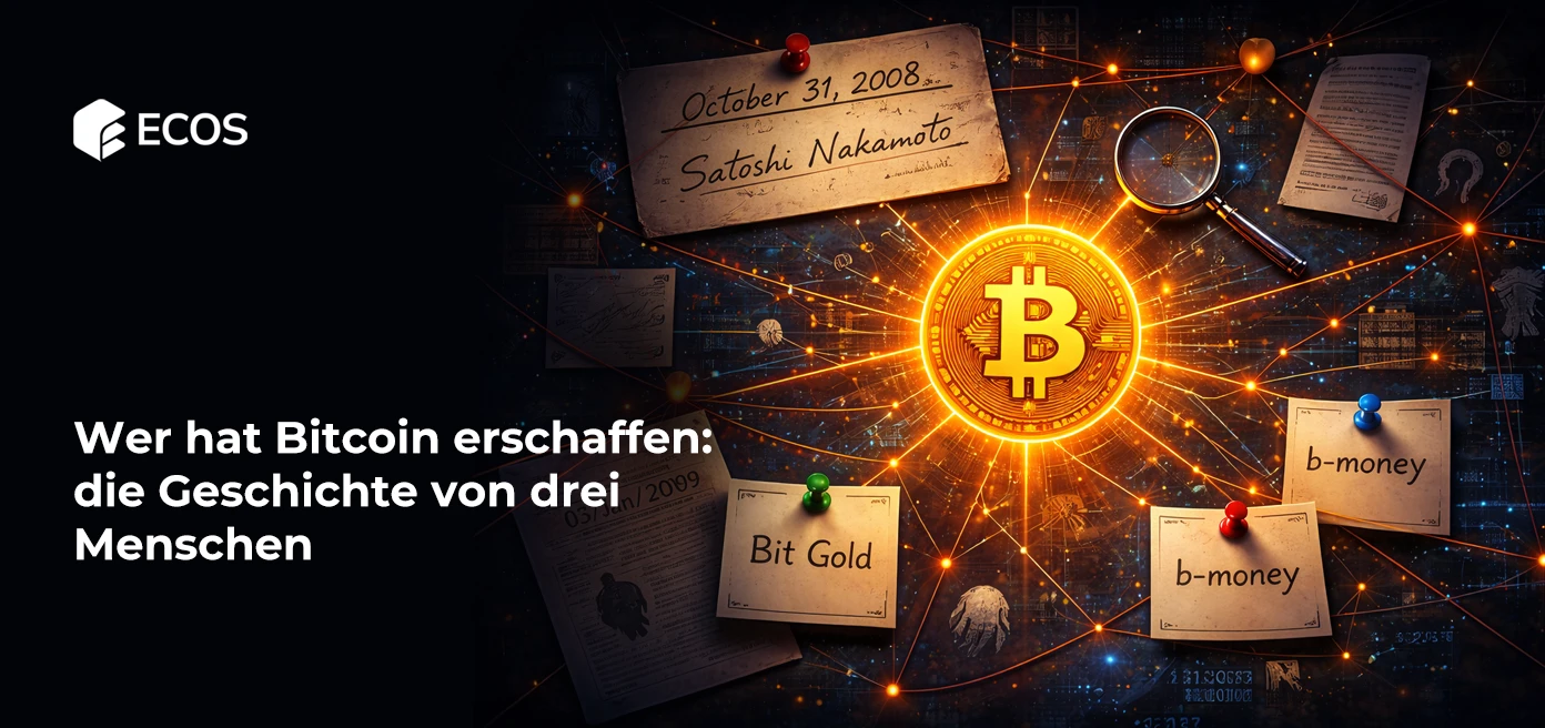 Wer hat Bitcoin erschaffen: die Geschichte von drei Menschen
