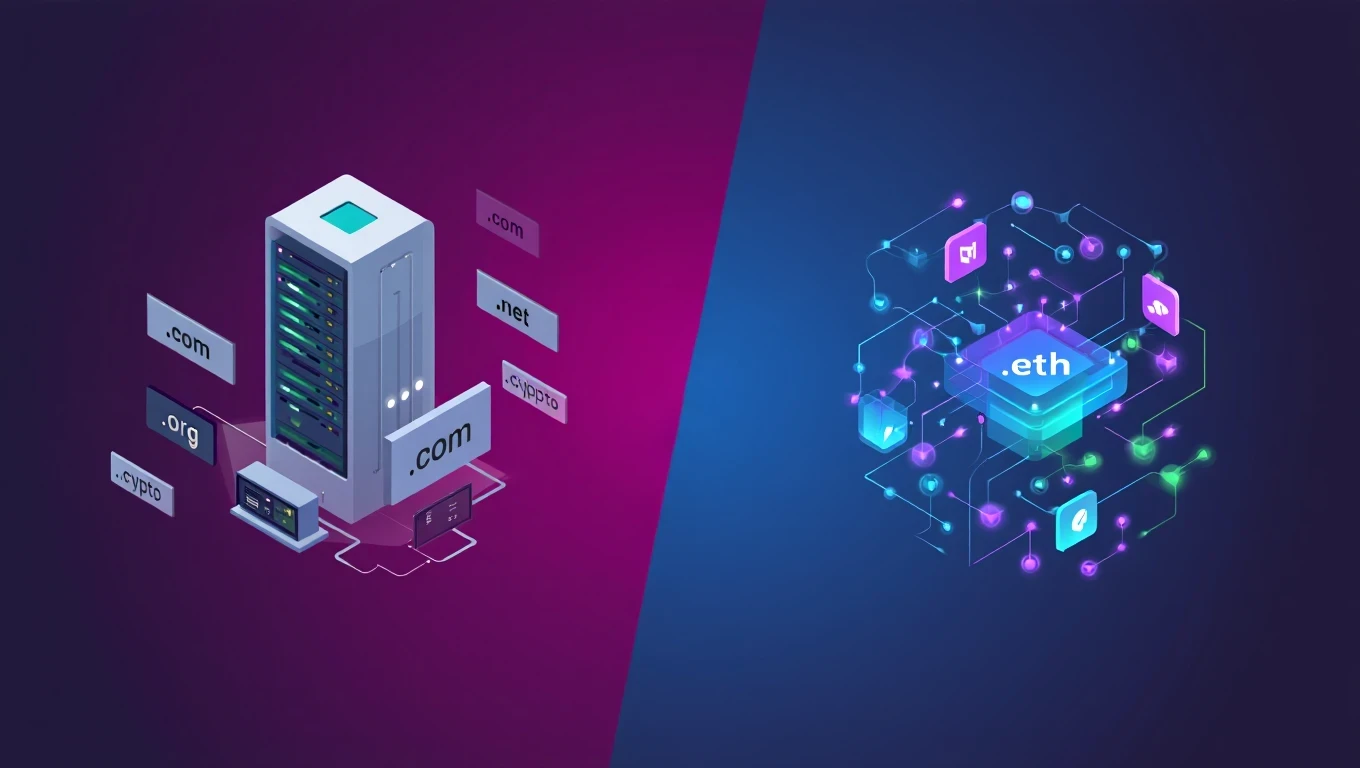 Cómo funcionan los dominios descentralizados
