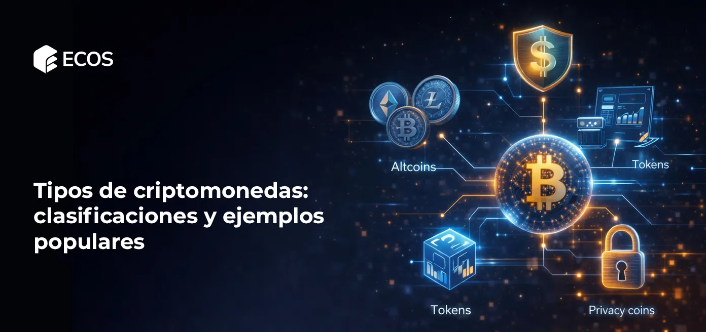 Tipos de criptomonedas: clasificaciones y ejemplos populares