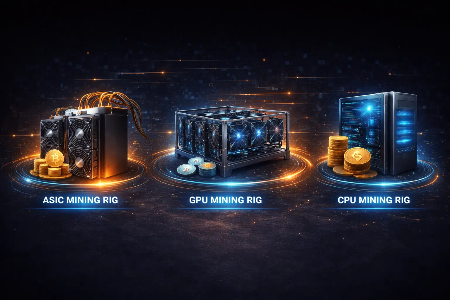 Arten von Crypto Mining Rigs