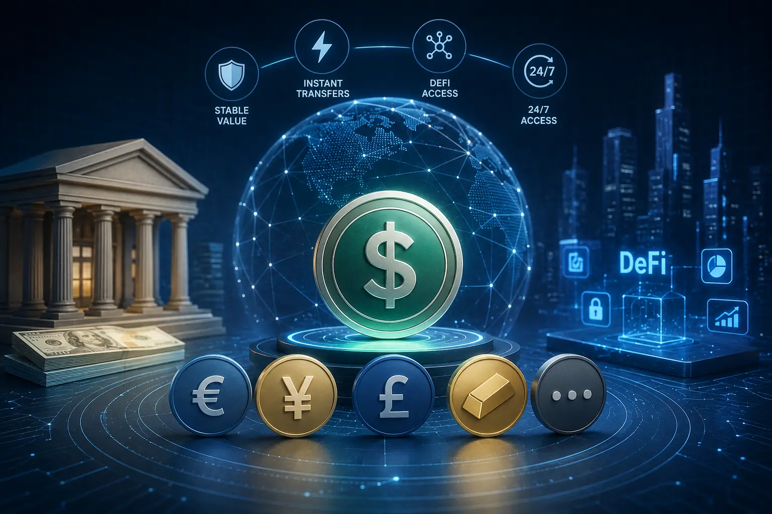 Liste des stablecoins : les principales cryptomonnaies stables