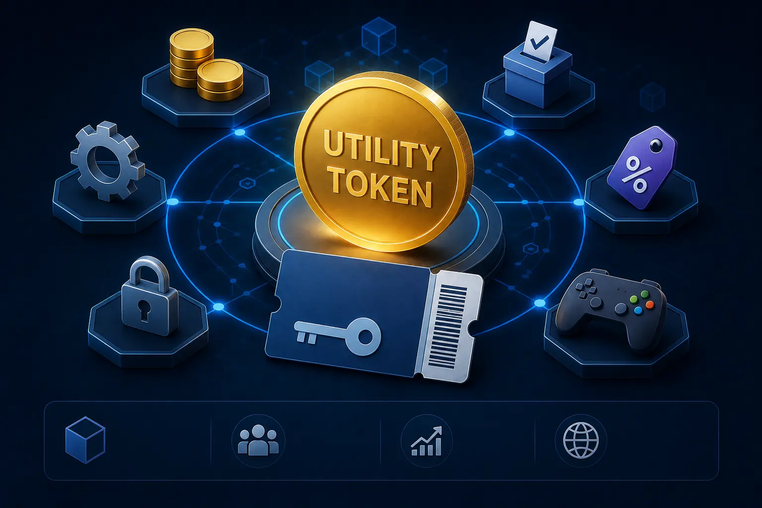 Utility token crypto vs autres types de tokens