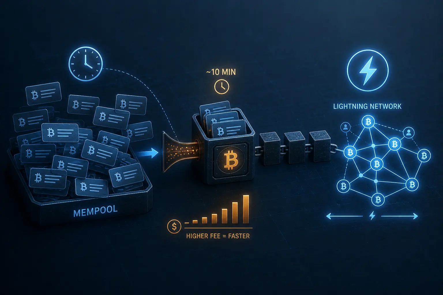 Por qué las transacciones Bitcoin pueden ser lentas