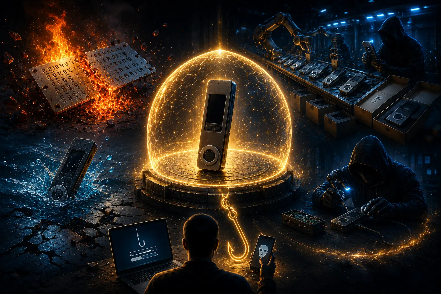 Risiken und Einschränkungen von Hardware Wallets