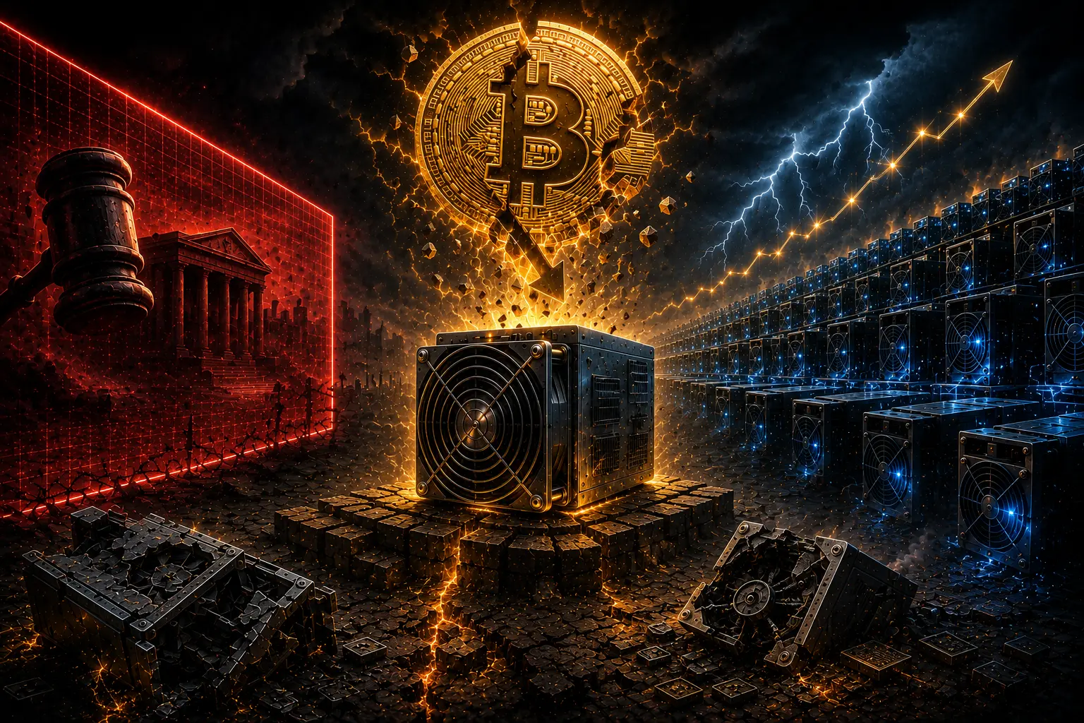 Riesgos de la inversion en minado de Bitcoin