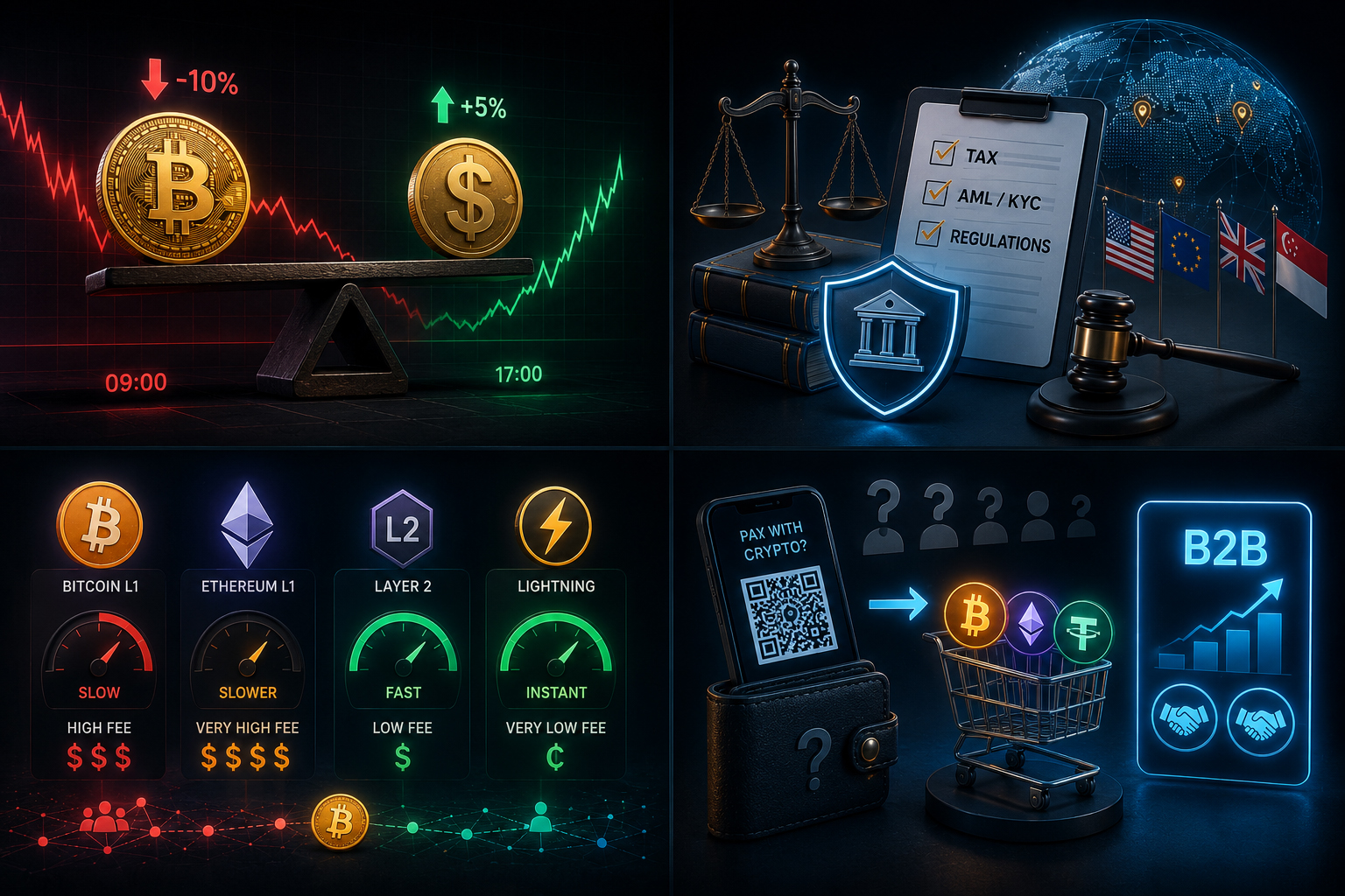 Risks and Challenges of Crypto Payments